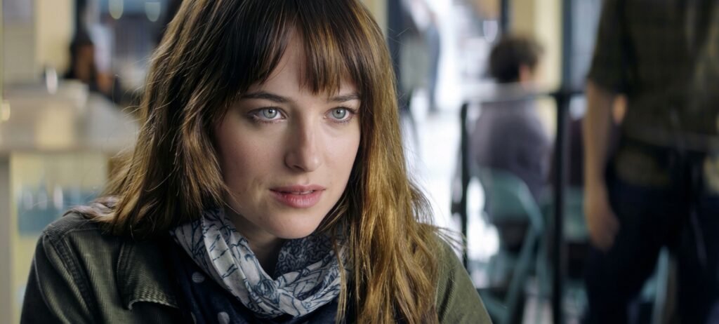 Dakota Johnson as Anastasia Steele in Fifty Shades of Grey (2015)